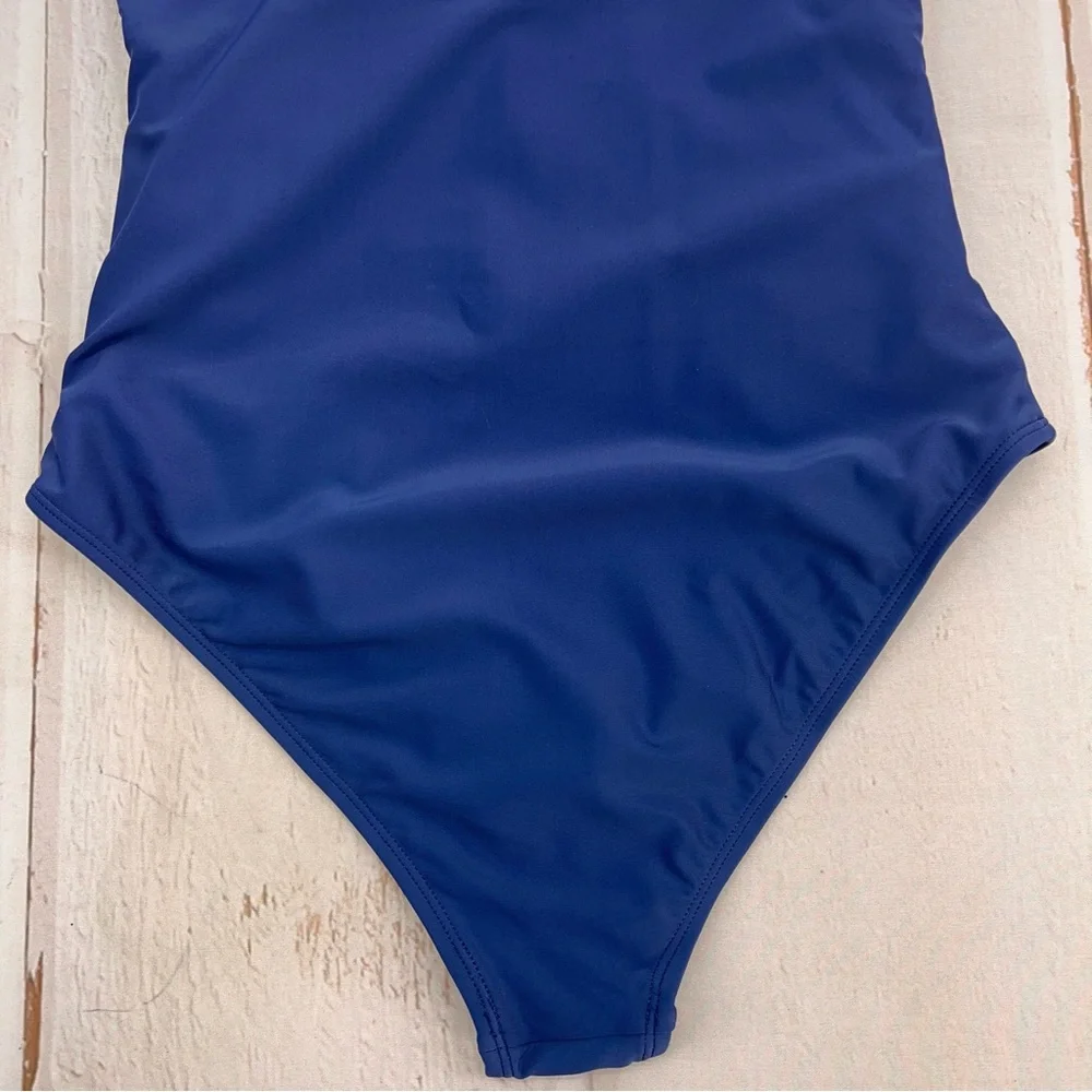 NWT‎ Women's One Piece Swimsuit Tummy Control V Neck Bathing Suits SIZE M